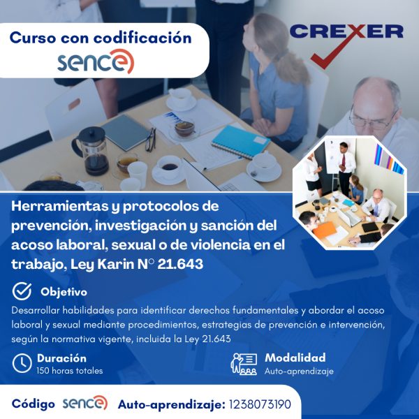 Herramientas y protocolos de prevención, investigación y sanción del acoso laboral, sexual o de violencia en el trabajo, Ley Karin N°21.643
