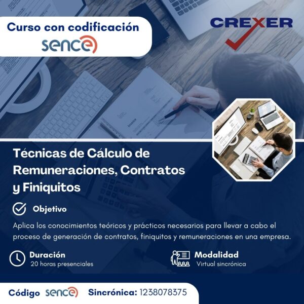 Técnicas de Cálculo de Remuneraciones, Contratos & Finiquitos
